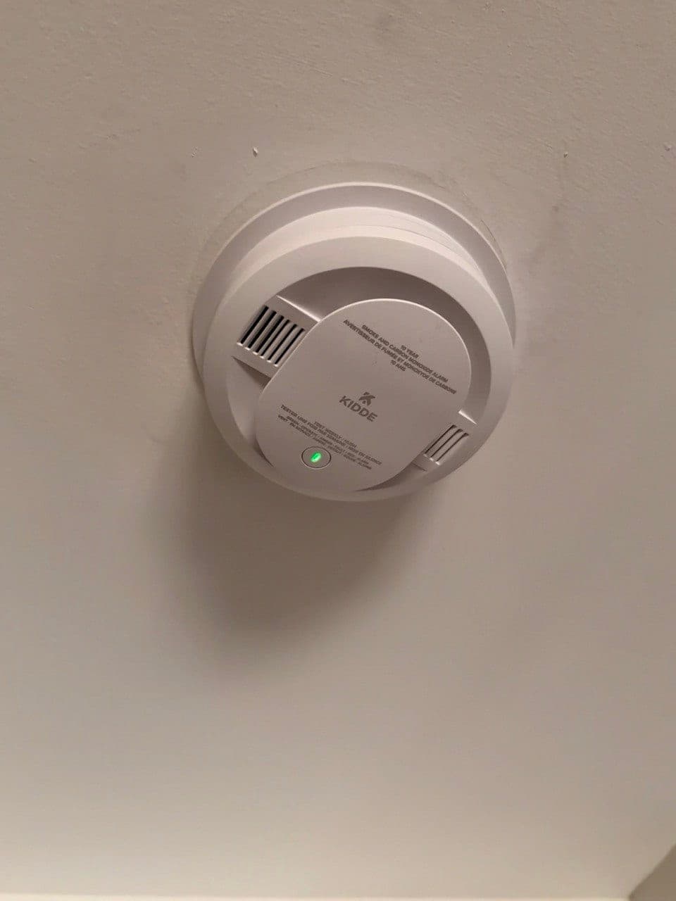 Hardwired smoke & CO alarm — after